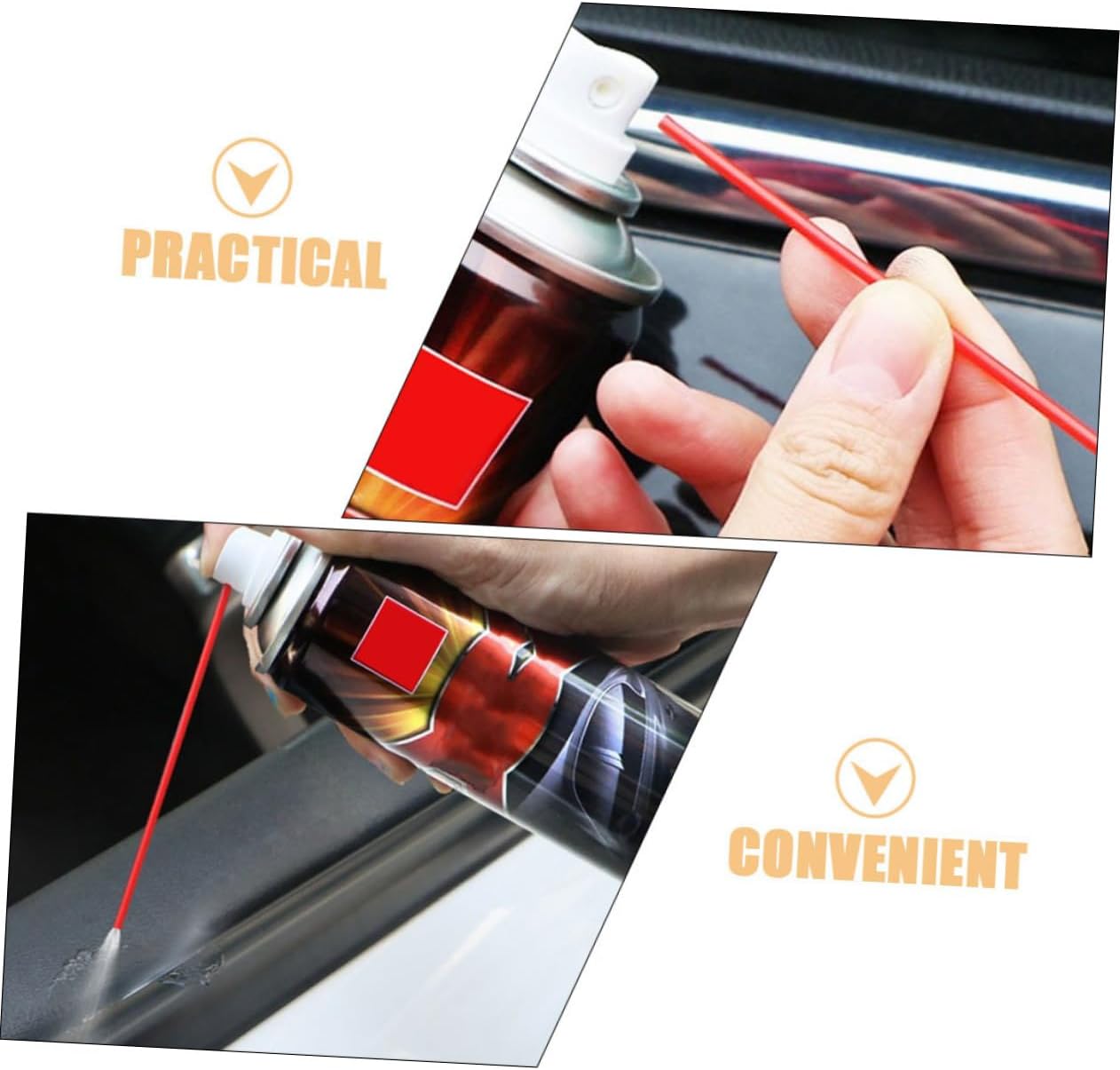 200pcs Rust Remover Spray Tubes with Narrow Nozzle