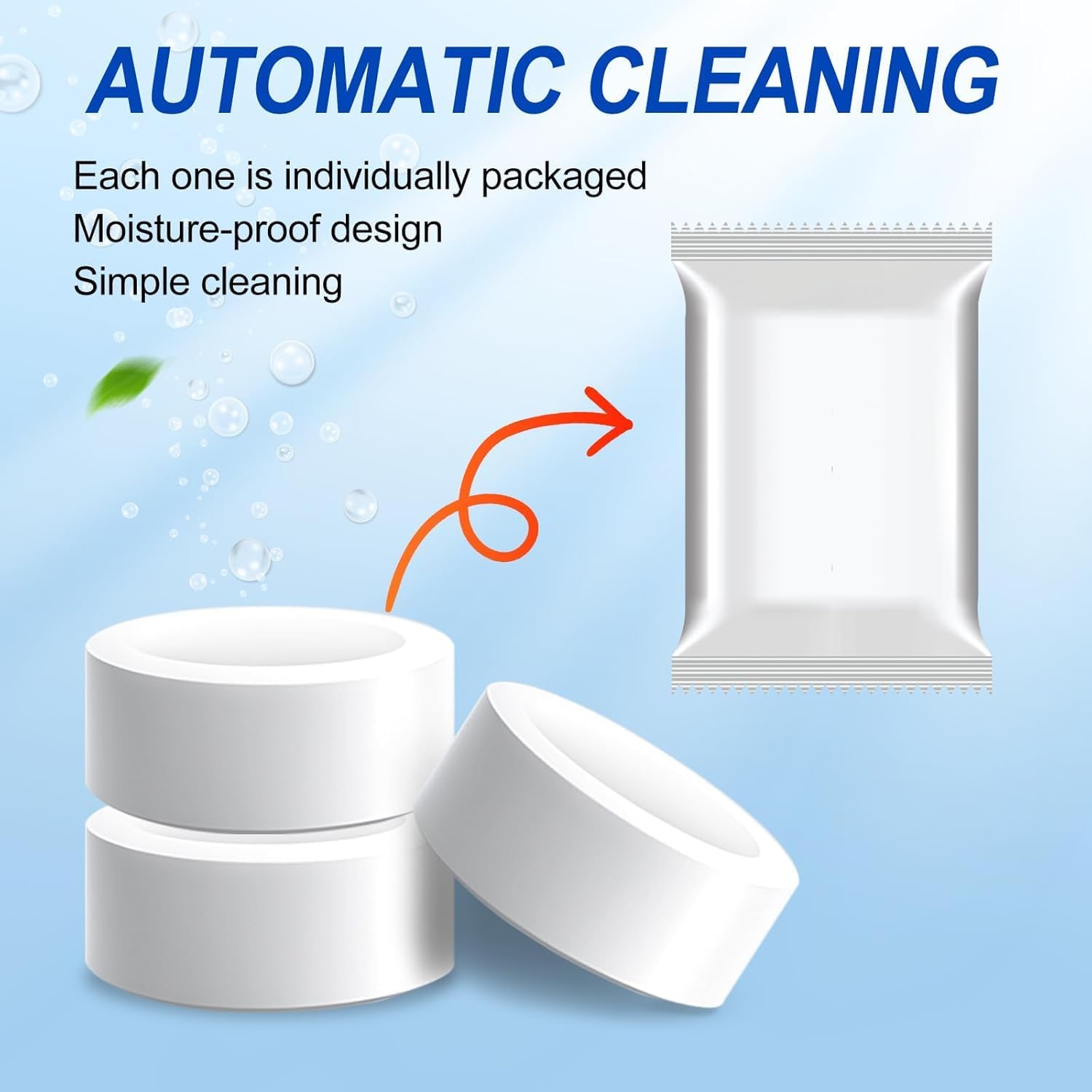 Gumthus Automatic Toilet Cleaner Tablets - 50 Pack AAA