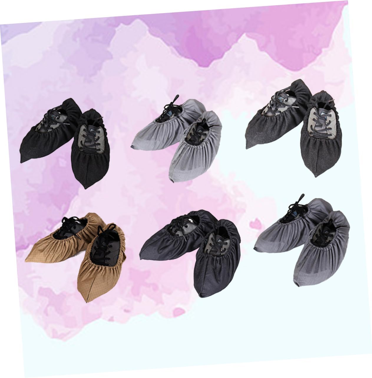 PACKOVE Mopping Shoes Cover 1 Pair Non-Slip Cleaning Shoes for Home