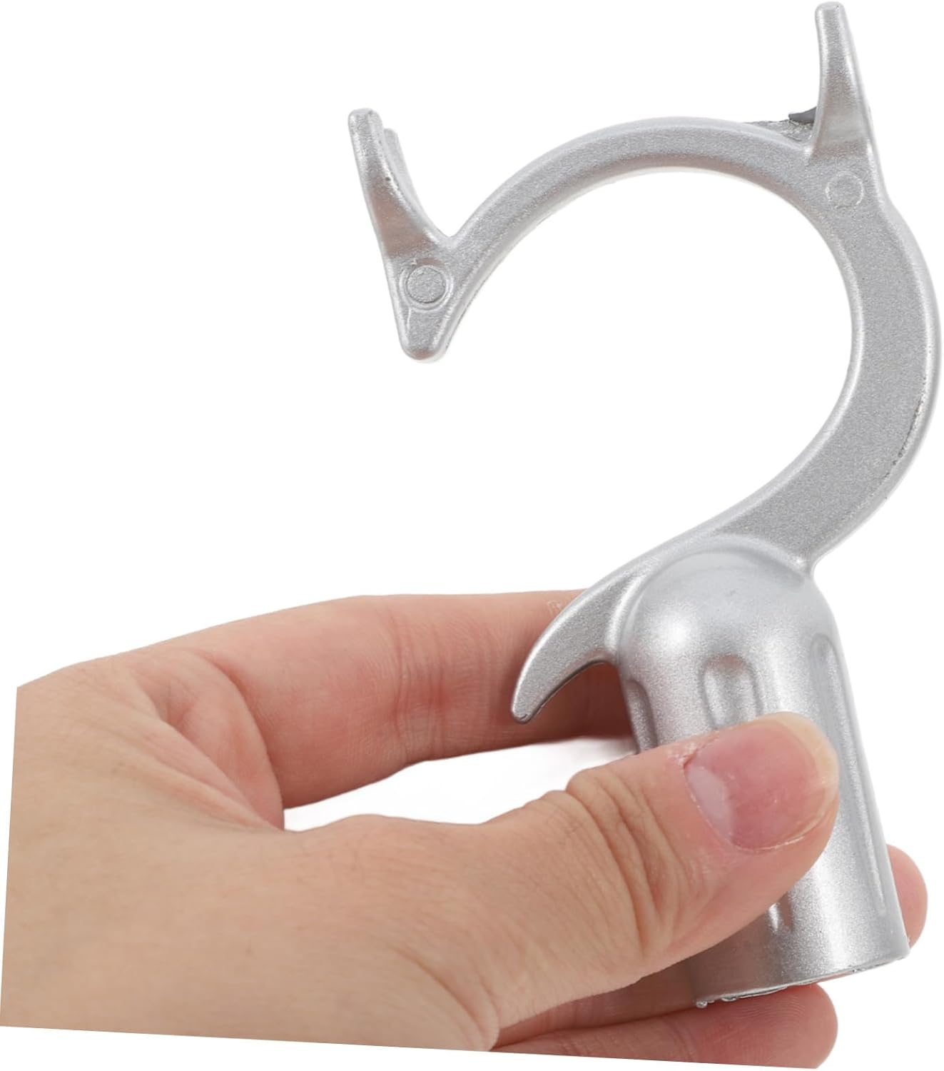 4Pcs Aluminum Alloy Mop Pole Hook Replacement for Enhanced Cleaning