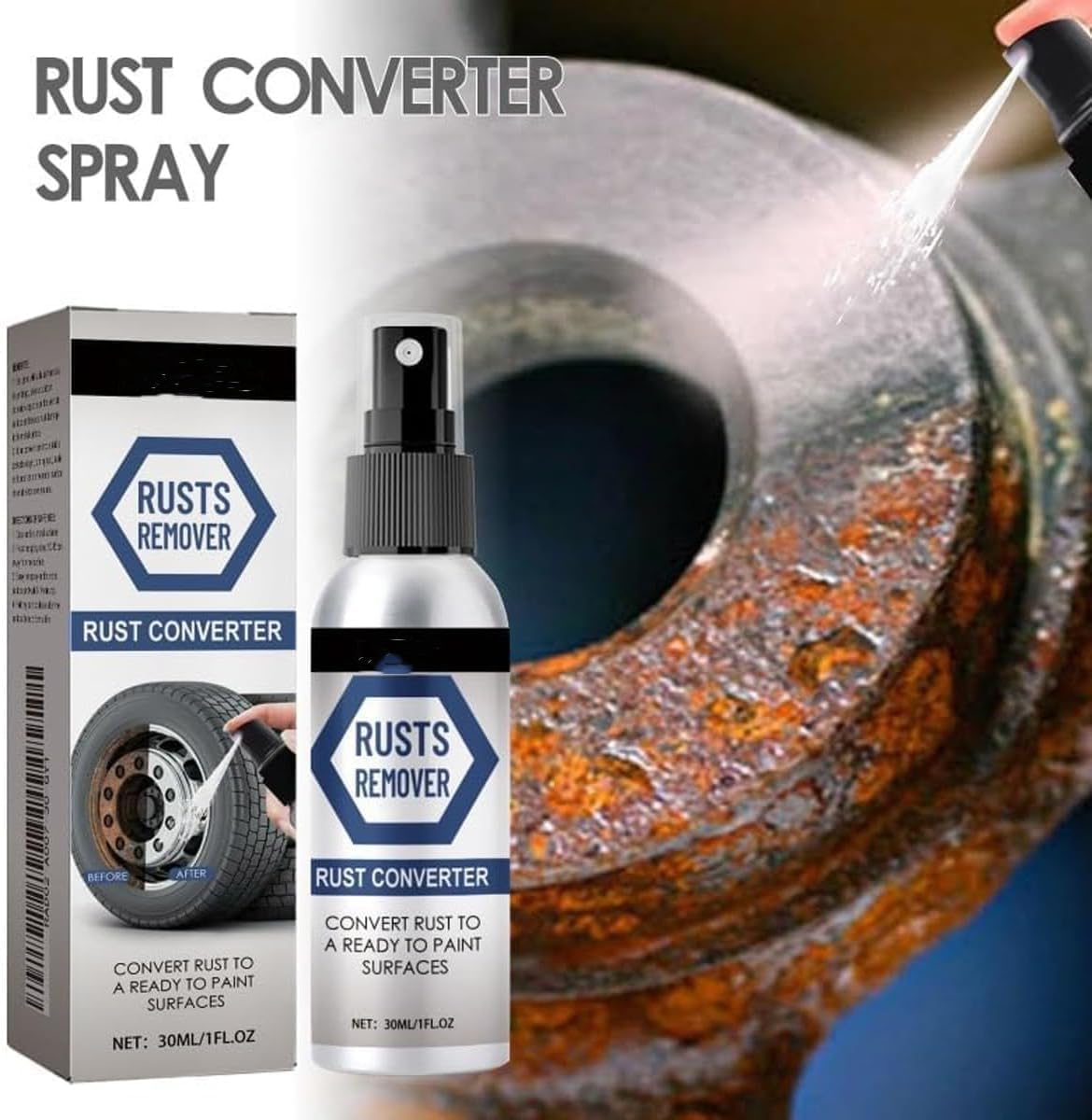 Jefuzh Rust Remover Spray 20 - Heavy Duty
