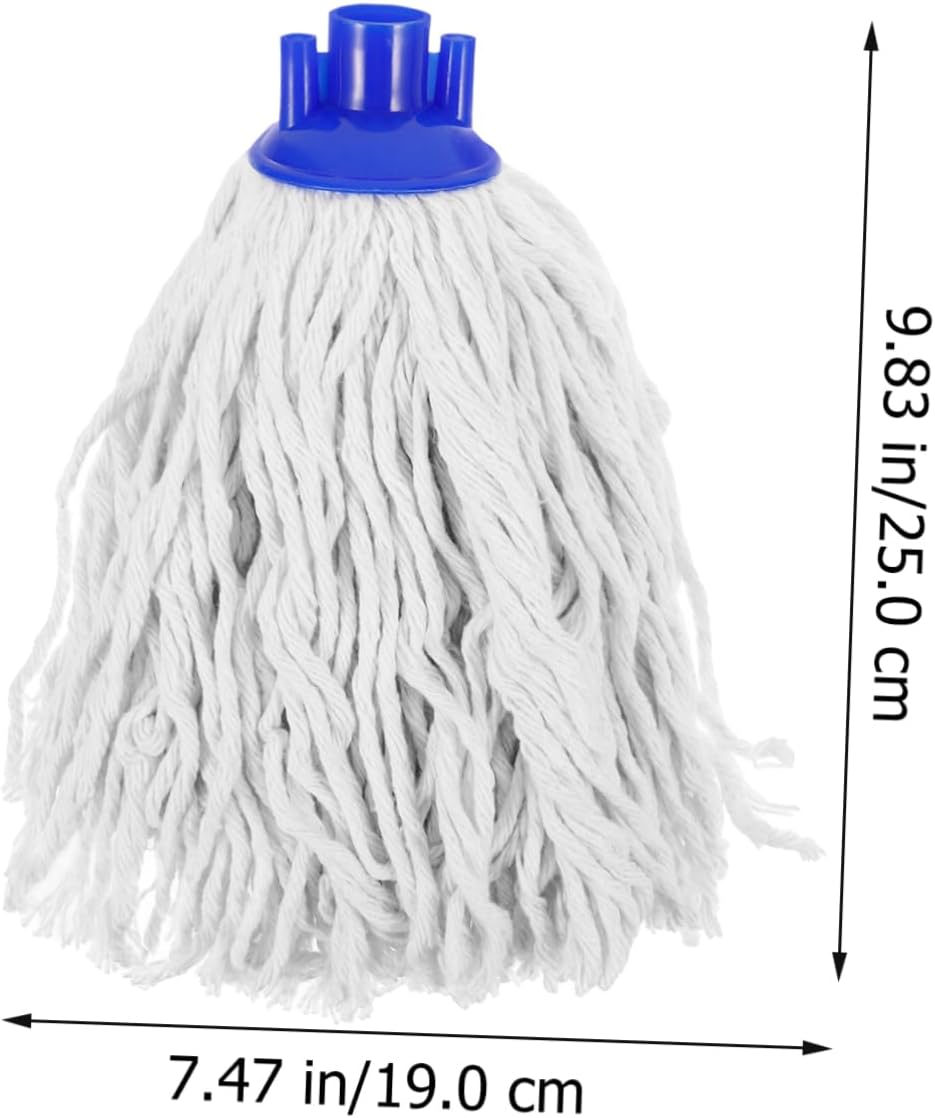 3Pcs Washable Mop Head Replacement Durable Yarn Mop Refill for Efficient Cleaning