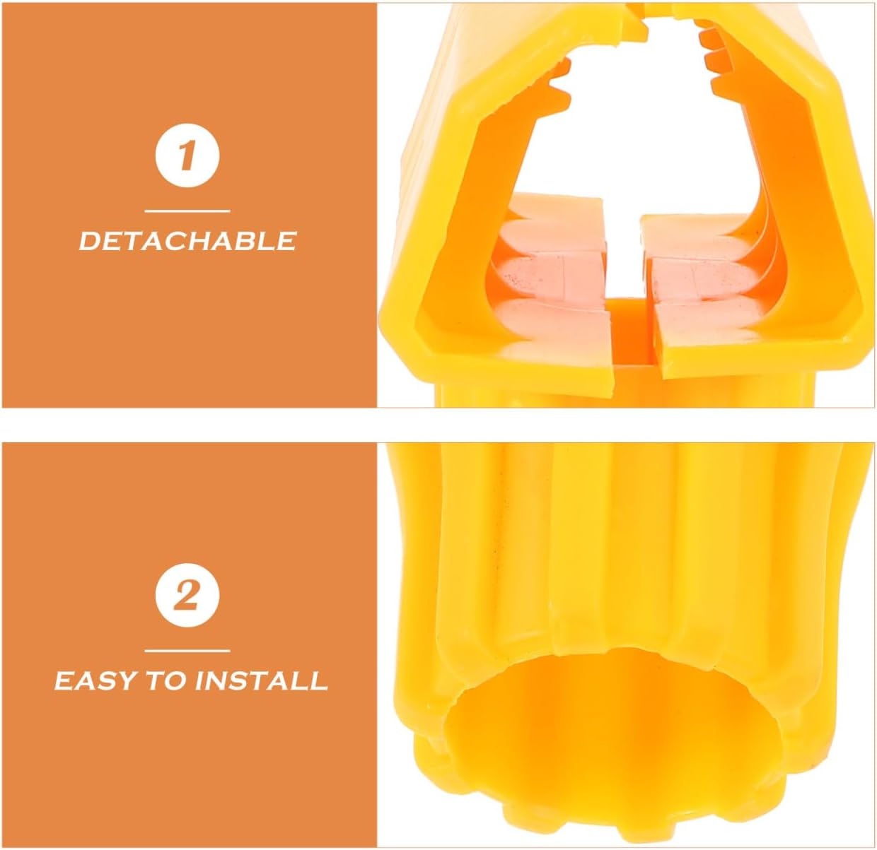2pcs Detachable Mop Head Clamp for Tile and Laminate Floors