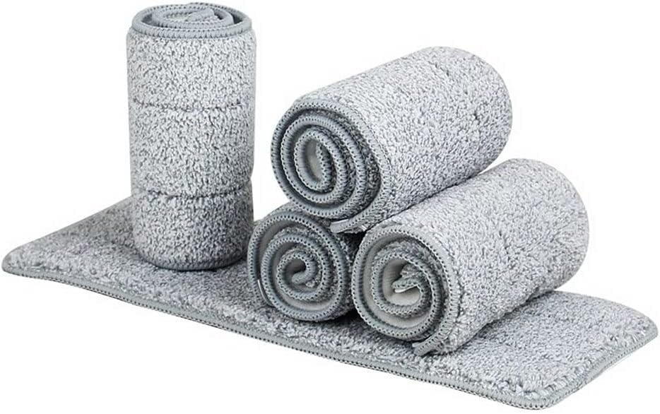 YOUSHANGJIA Heavy Duty Microfiber Mop Refill Pads 6-Pack 15 Inch Gray