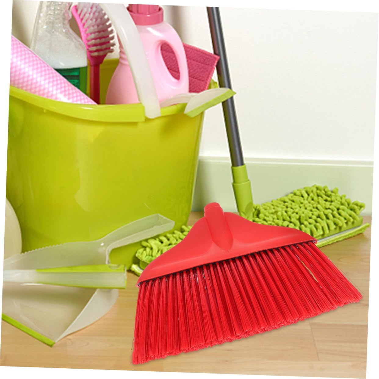 2pcs Easy Install Floor Broom Replacement Head for Home Cleaning