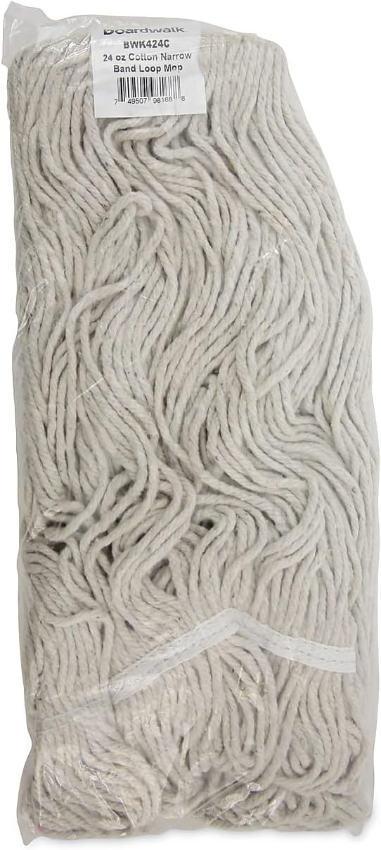 Unisan 424CCT Pro Loop Web Wet Mop Head 24oz White 1