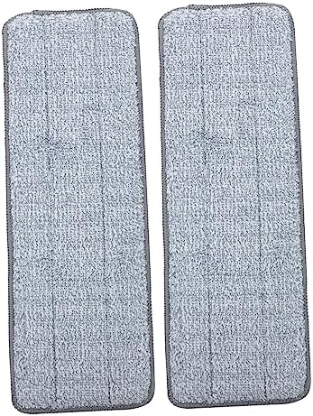 2 Pack Minkissy Mop Pads Reusable Floor Cleaning Mop Heads