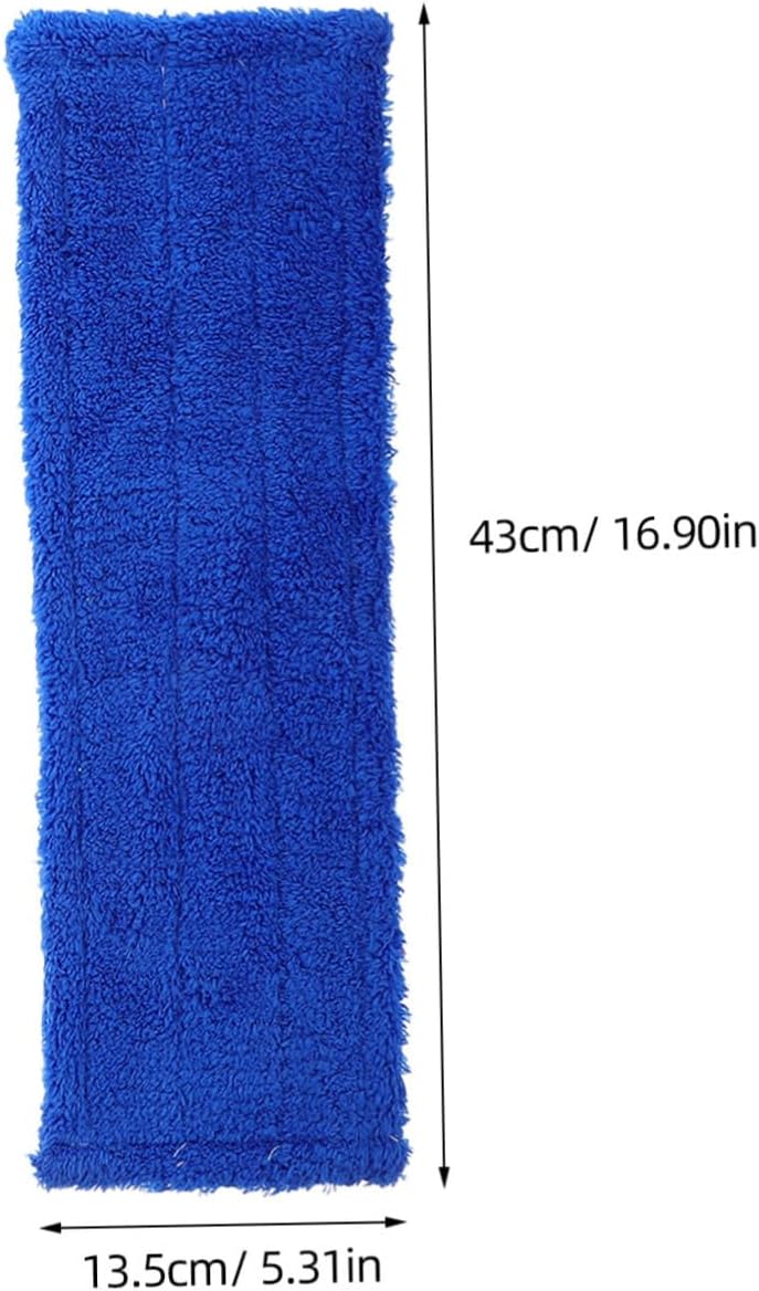 Minkissy 4PCS Coral Fleece Mop Pads Reusable