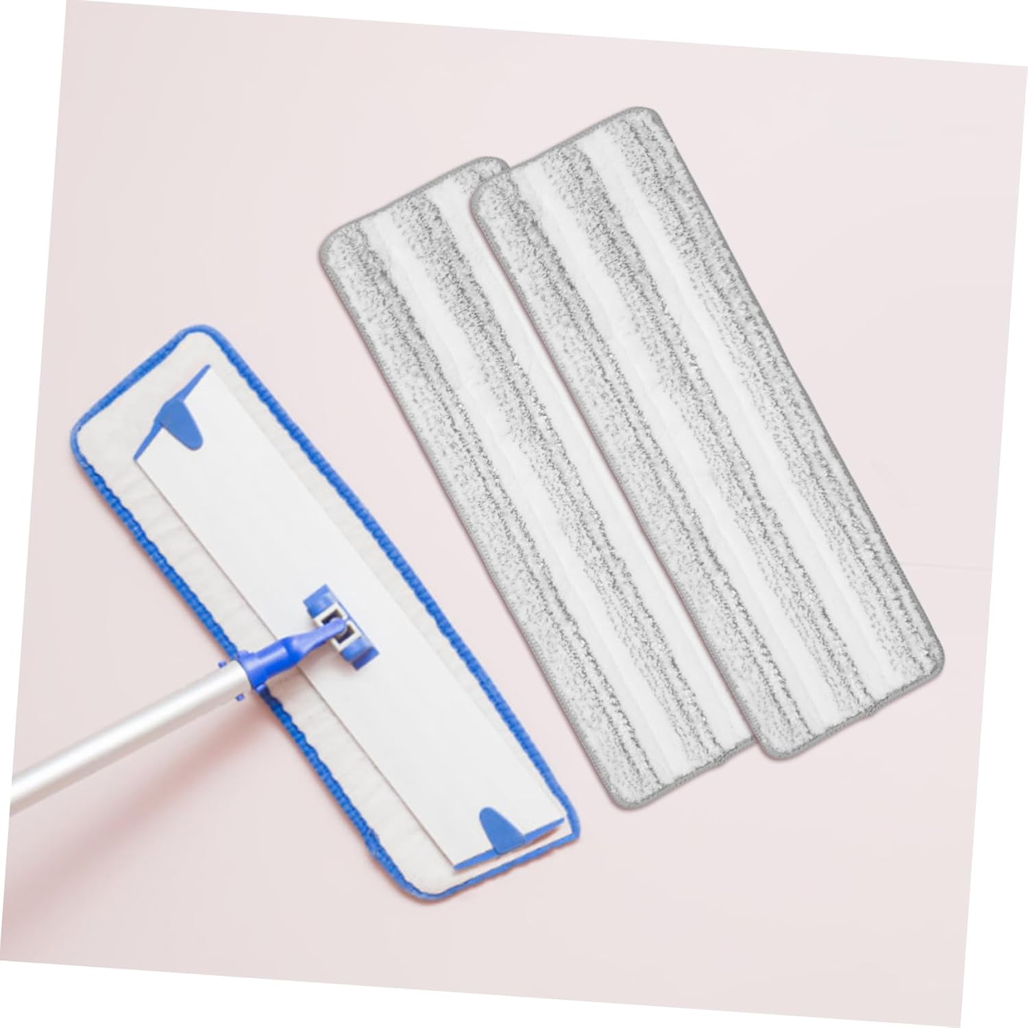 2pcs Reusable Floor Mop Refills for Easy Cleaning