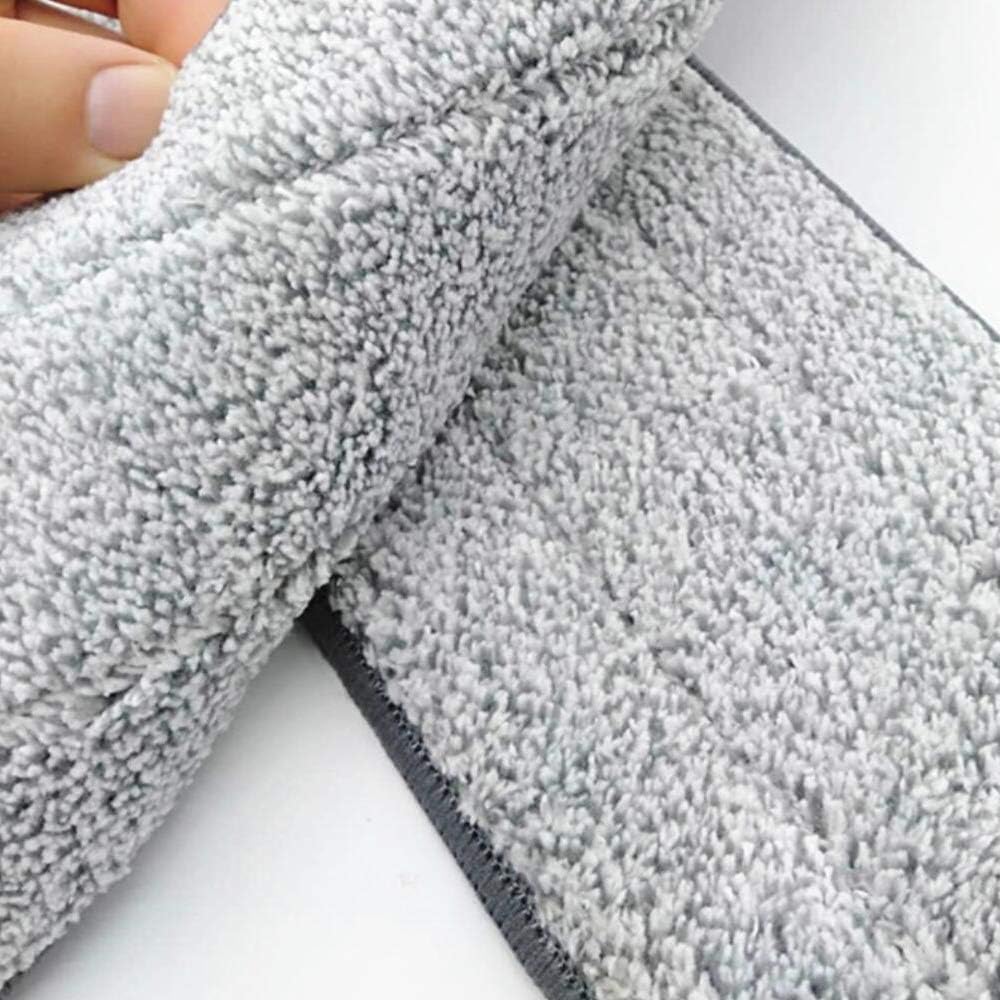YOUSHANGJIA Heavy Duty Microfiber Mop Refill Pads 6-Pack 15 Inch Gray