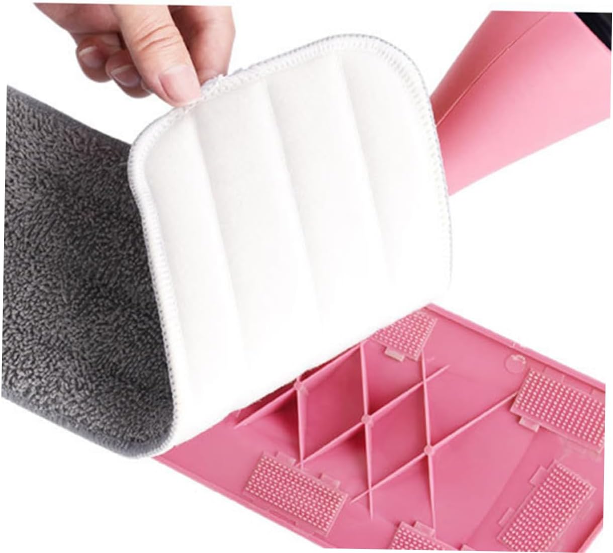 3Pcs Water Spraying Mop Cloth Replacement for Efficient Cleaning
