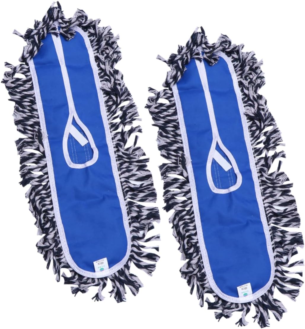 2Pcs Push Mop Cloth Durable Reusable 1