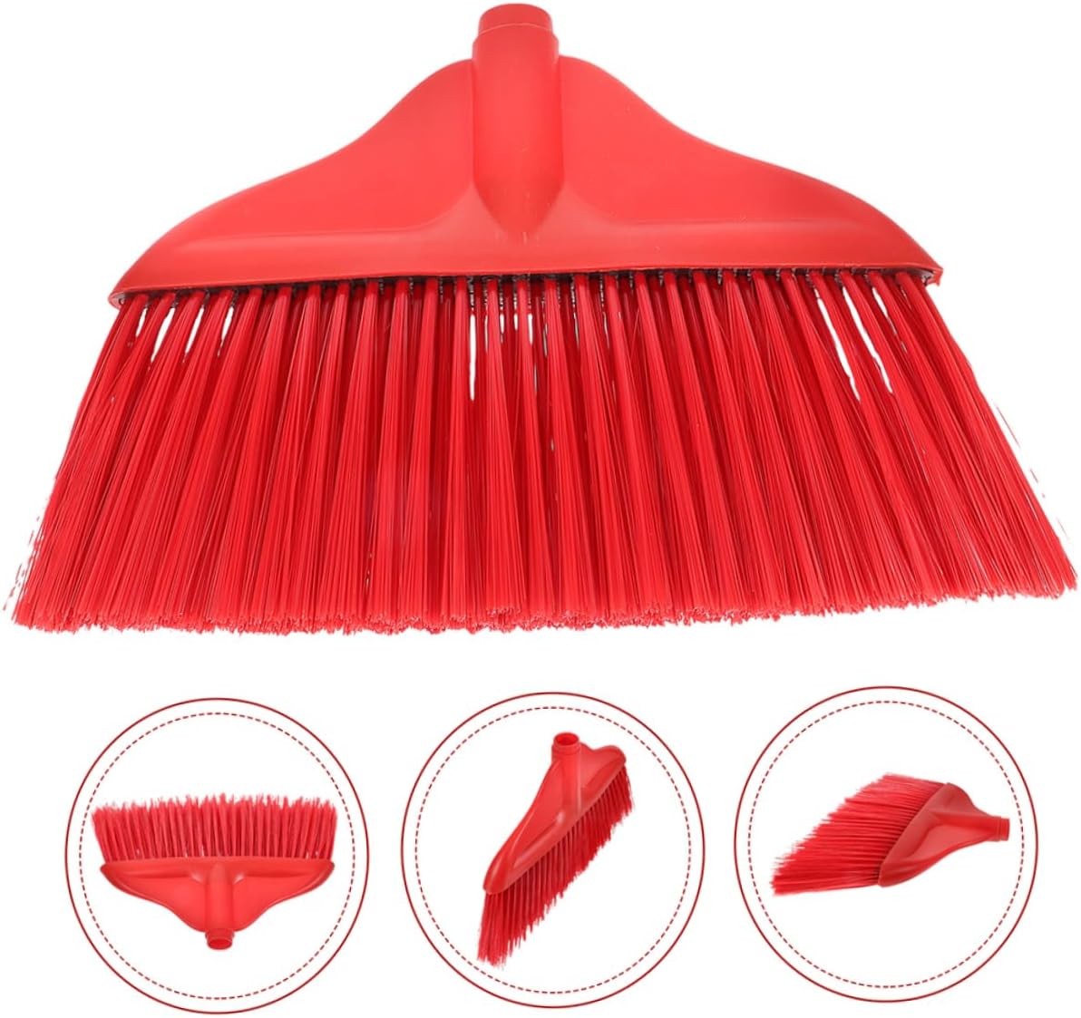 2pcs Easy Install Floor Broom Replacement Head for Home Cleaning