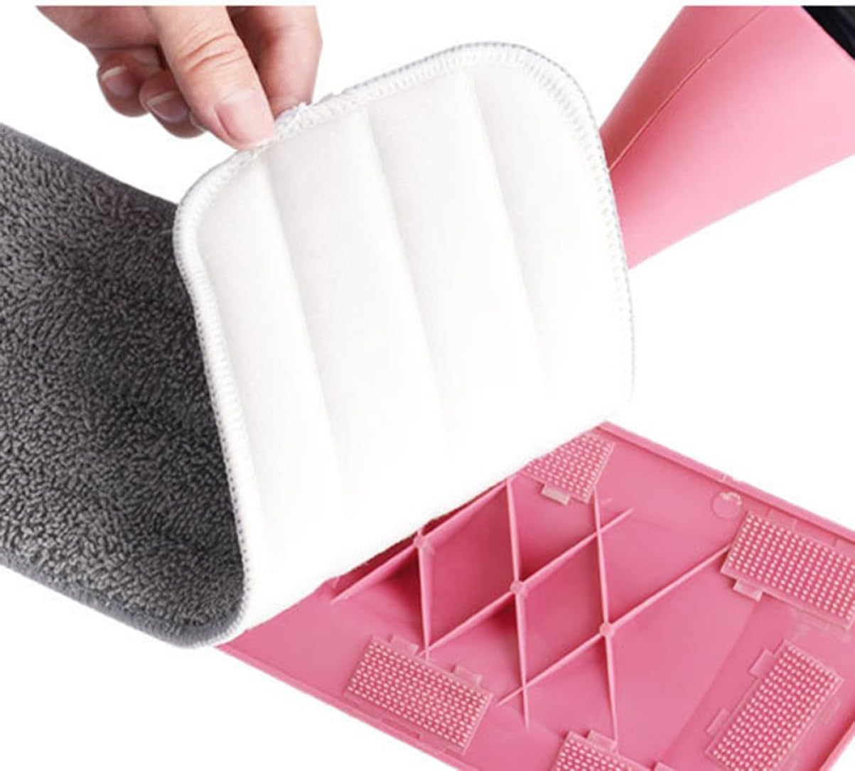 3Pcs Water Spraying Mop Cloth Replacement Set