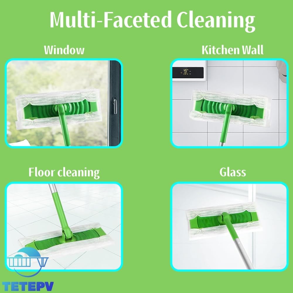 TETEPV Dry Sweeping Cloths for Swiffer 100 Count