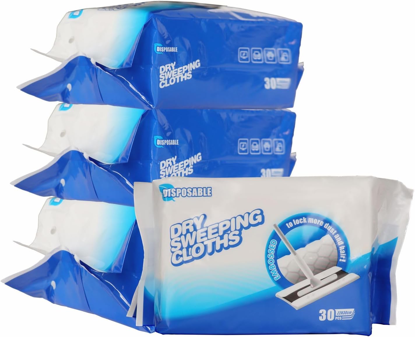 JEBBLAS Disposable Mop Refills 120 Count