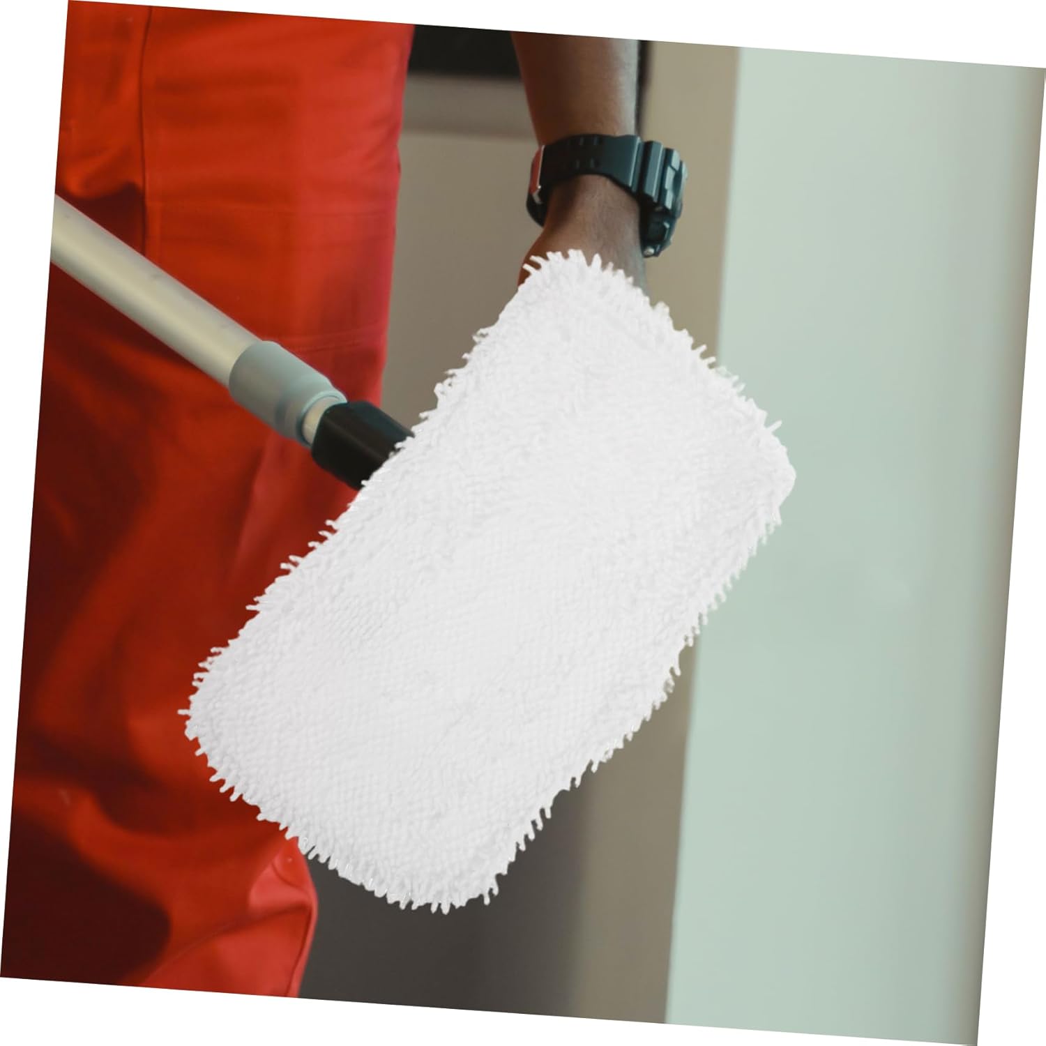 2PCS Reusable Microfiber Mop Pads for Kitchen Cleaning