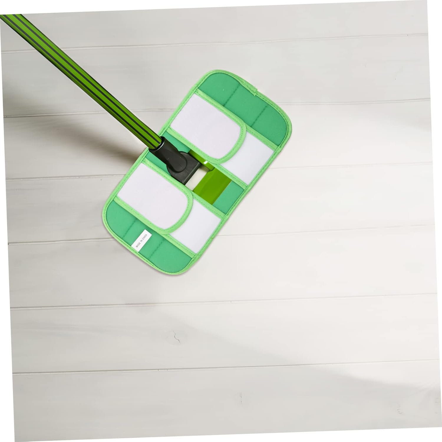 2Pcs Reusable Mop Pads for Swiffer Compatible Wet Dry Cleaning