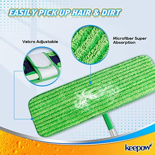 KEEPOW XL Wet Pads Refills for Swiffer XL 4 Pack