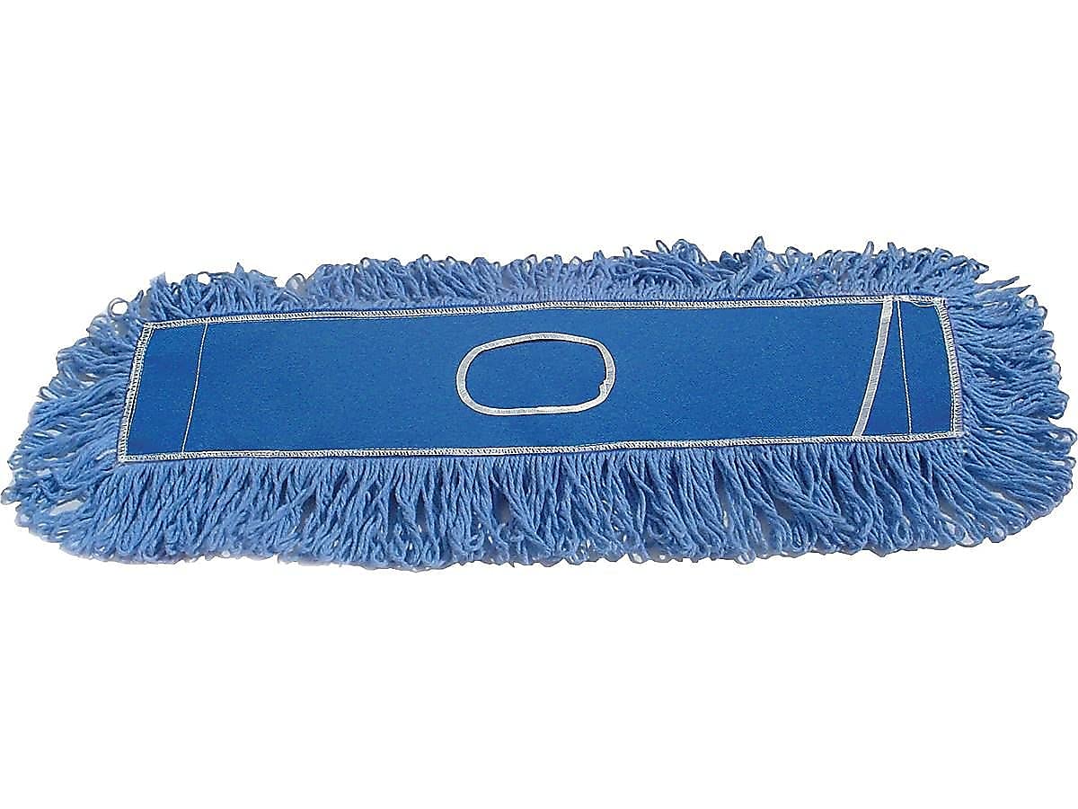 Rubbermaid Twisted Loop-Dust Mop Head Replacement 25-Inch Blue Cotton