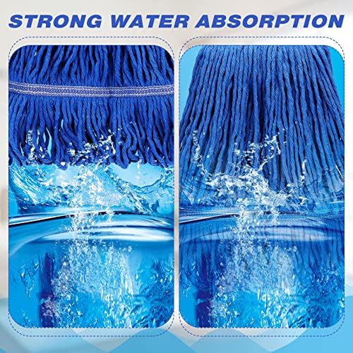 16 Pack Heavy Duty Mop Head Replacements