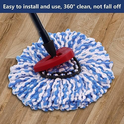 Anffeary 4 Piece Mop Head Set for O Cedar 2 Tank System