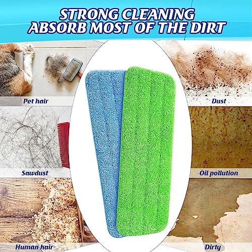 LOYIM 40 Pack Microfiber Mop Pads Replacement Heads 1