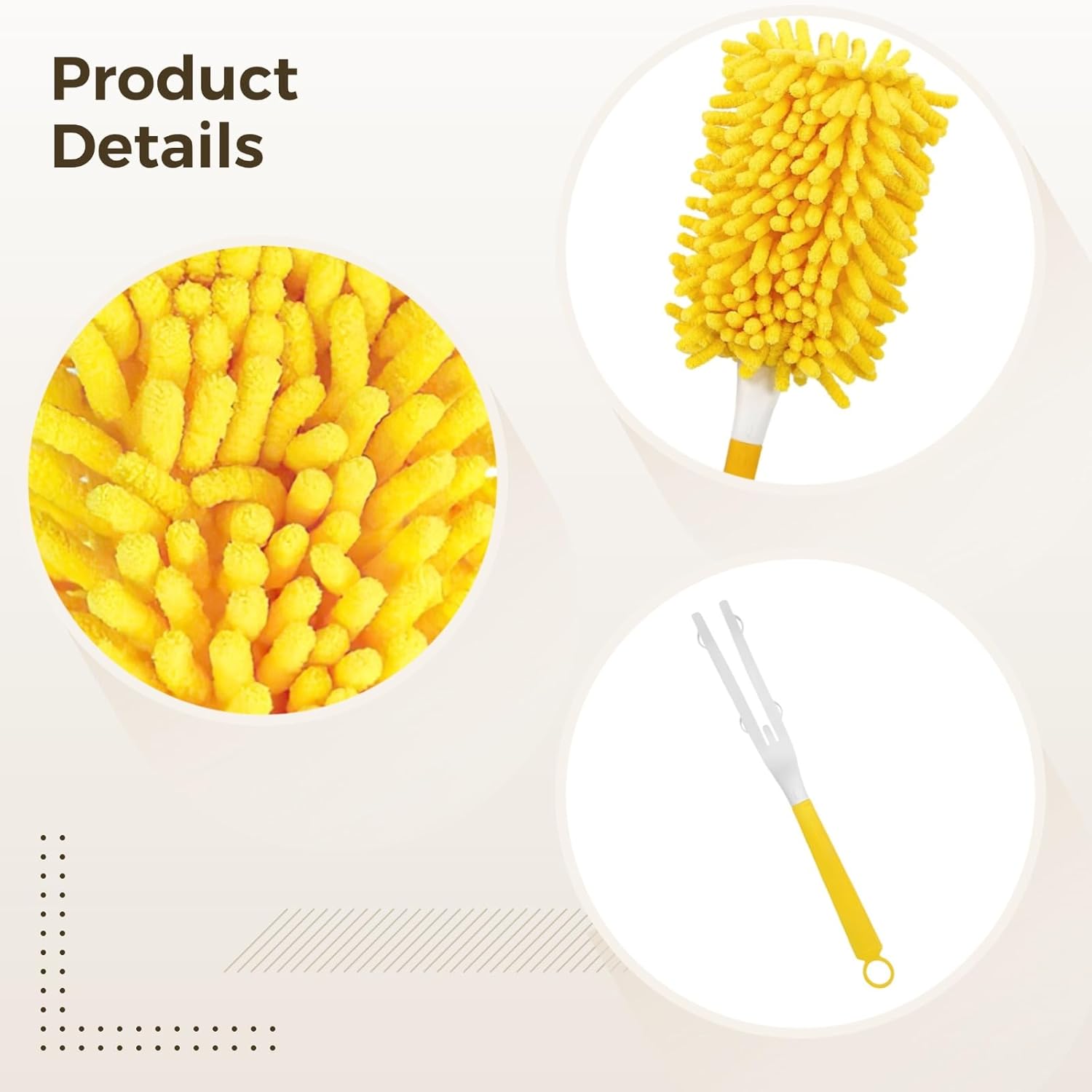 12 Pcs Reusable Duster Refill Set with Handles