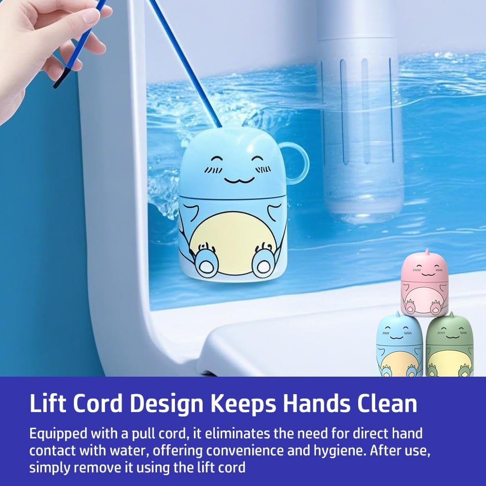 CloudMades Cute Dinosaur Toilet Cleaner Bottle with Scent