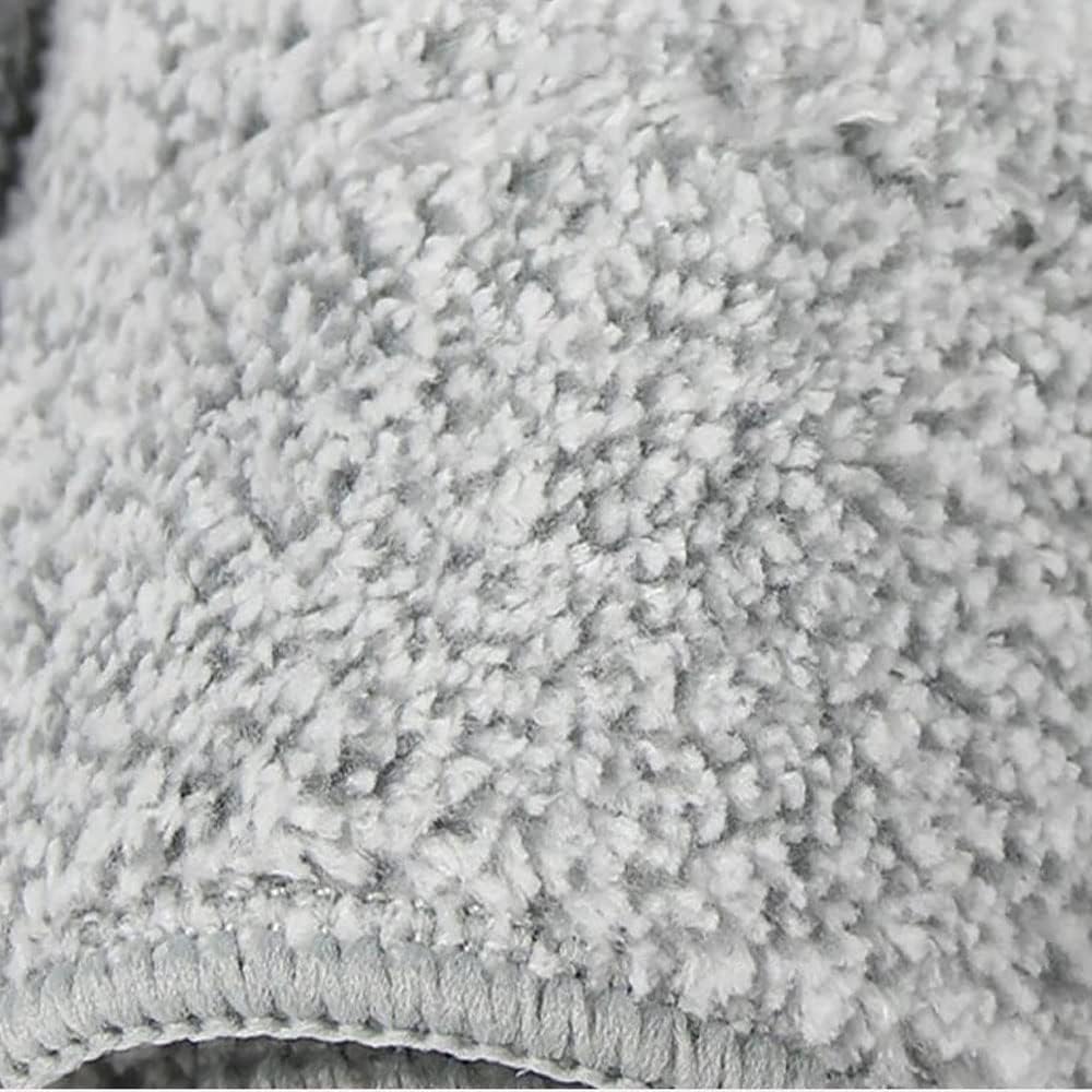 YOUSHANGJIA Heavy Duty Microfiber Mop Refill Pads 6-Pack 15 Inch Gray