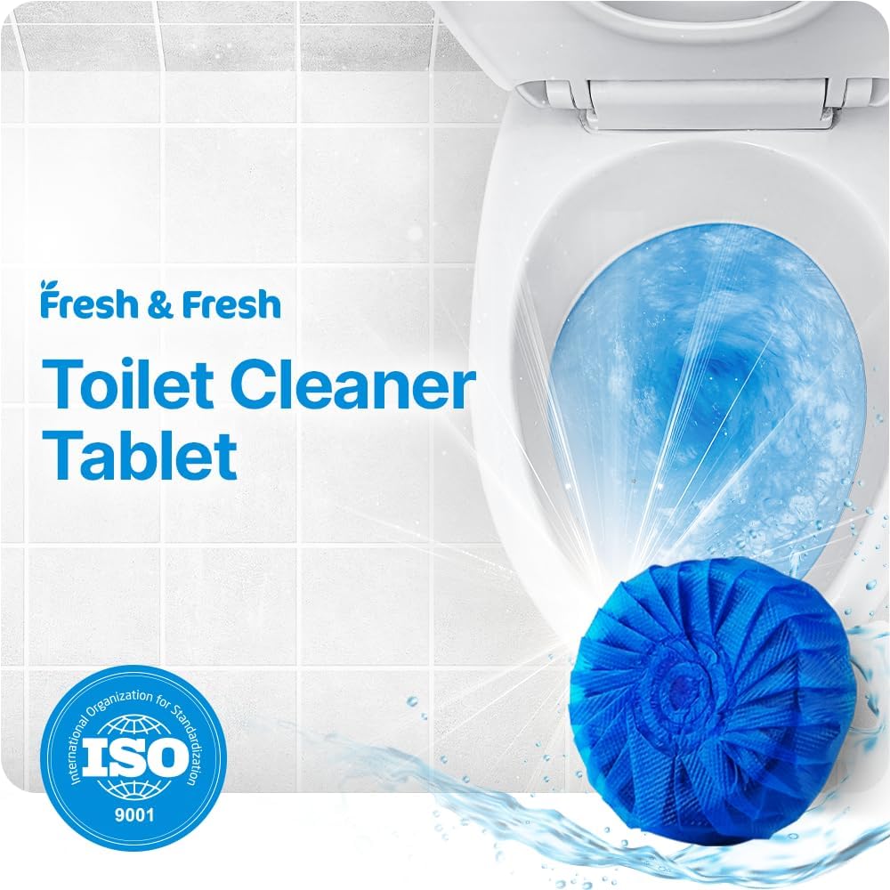 Fresh Fresh Toilet Bowl Cleaner Tablets 10-Pack 2-3 Week Lasting