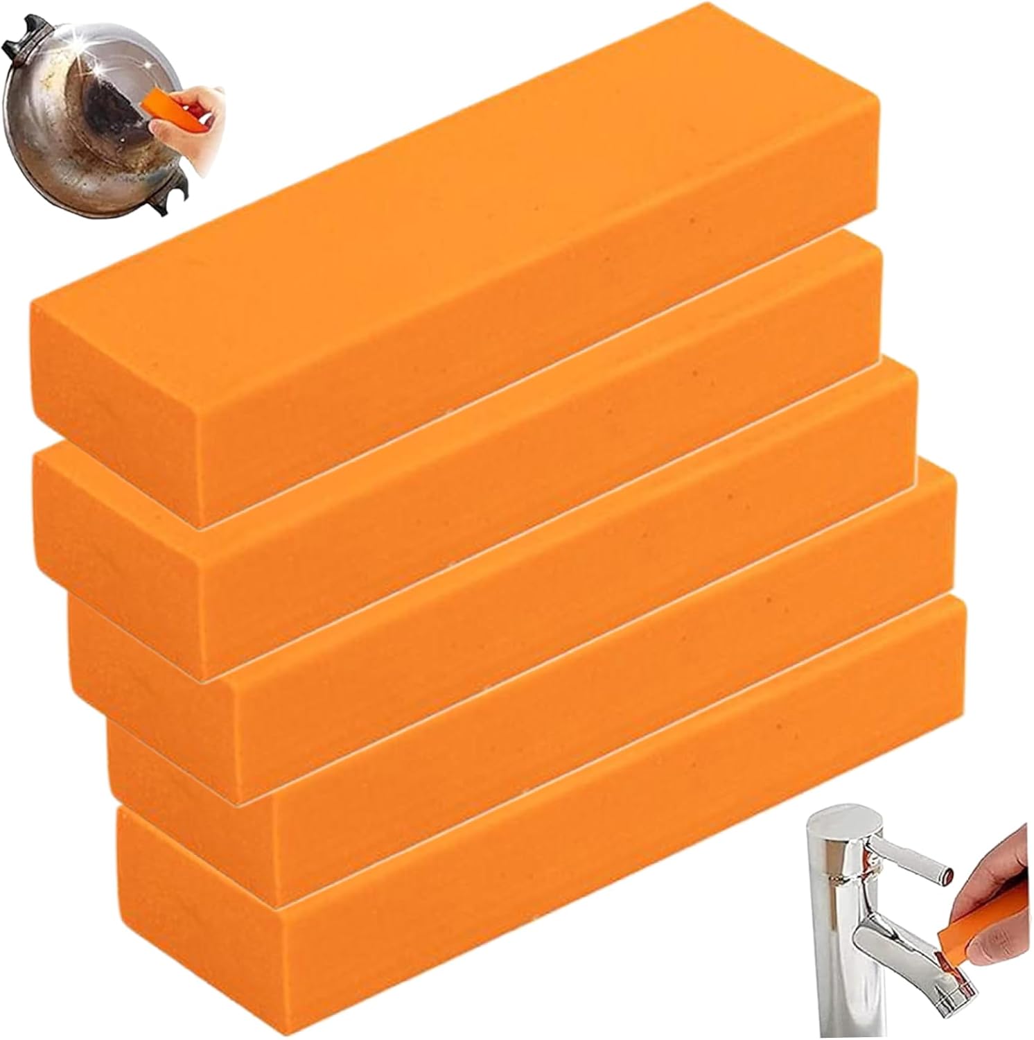 Muzrunq Stainless Steel Rust Remover Rubber Eraser 5PCS