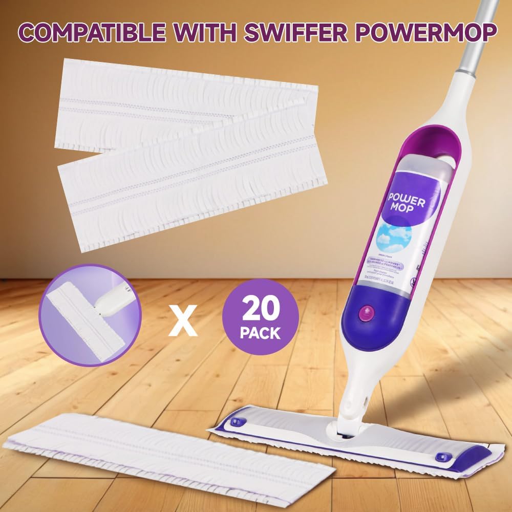 Pactmax 20 Pack Swiffer Power Mop Refills