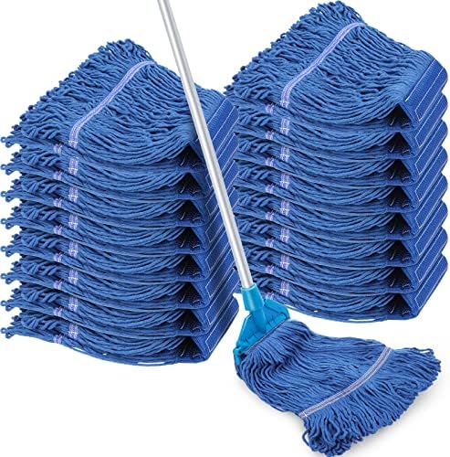 16 Pack Heavy Duty Mop Head Replacements