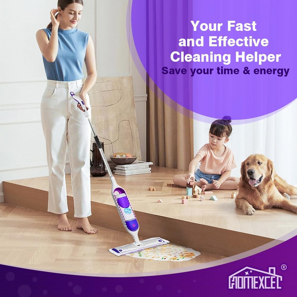 HOMEXCEL Microfiber Mop Pad Refill 48 Count