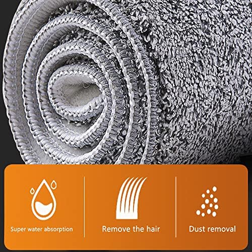 Sunki Microfiber Mop Pads 6-Pack Replacement for 32 36-inch Mops