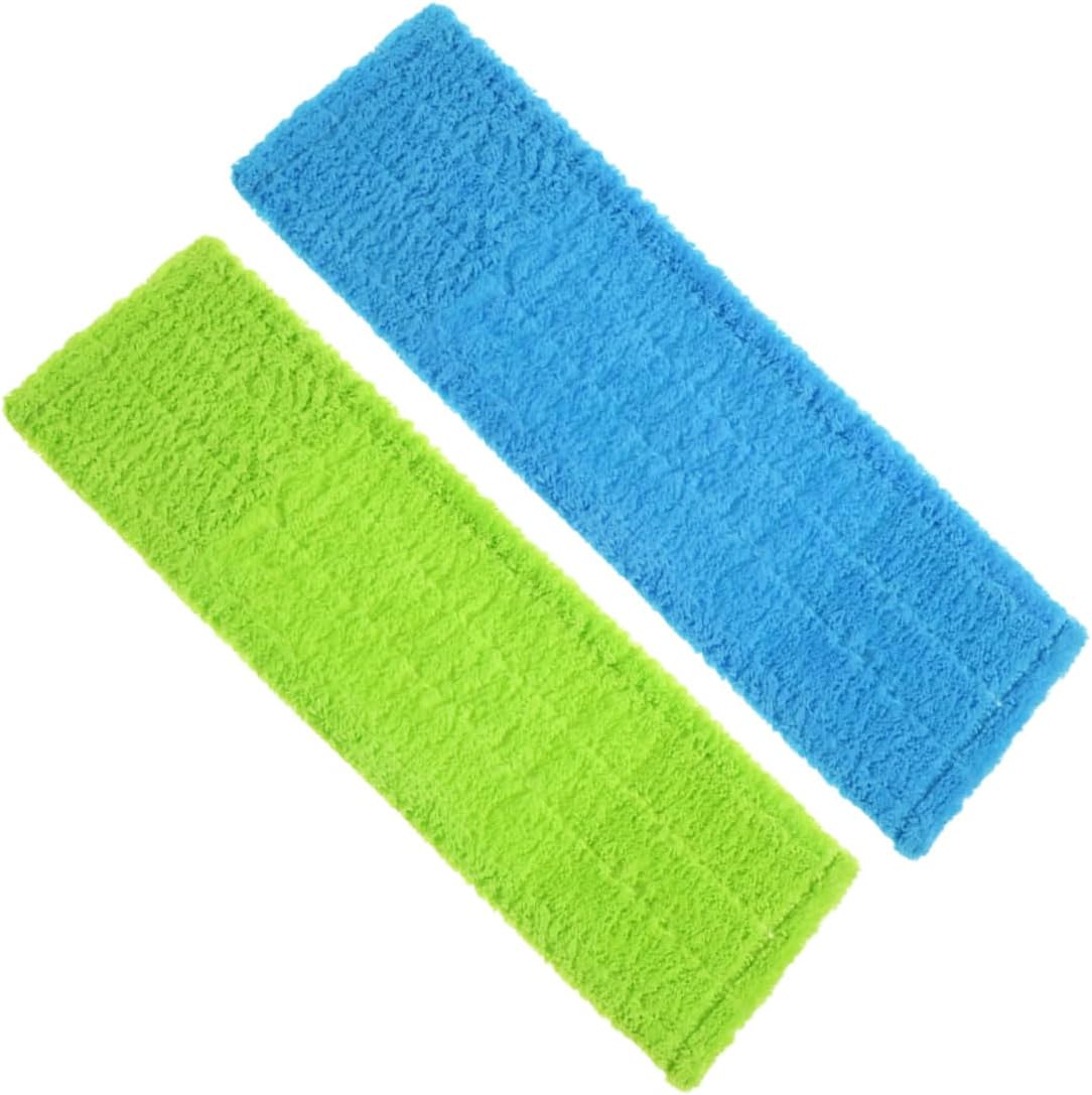 Ipetboom 2pcs Coral Fleece Mop Replacement Pads