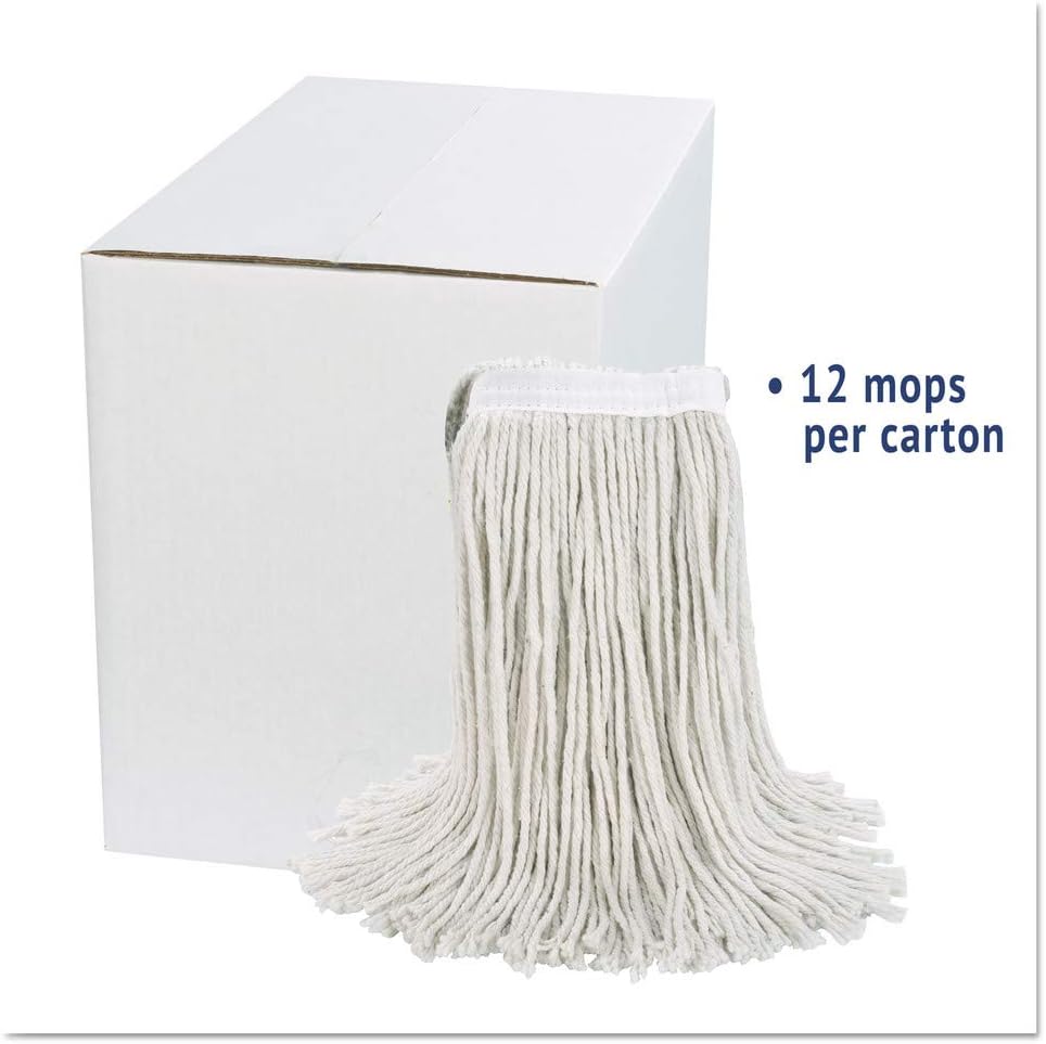 Boardwalk 2024CCT Cut-End Wet Mop Head - 12 Per Carton