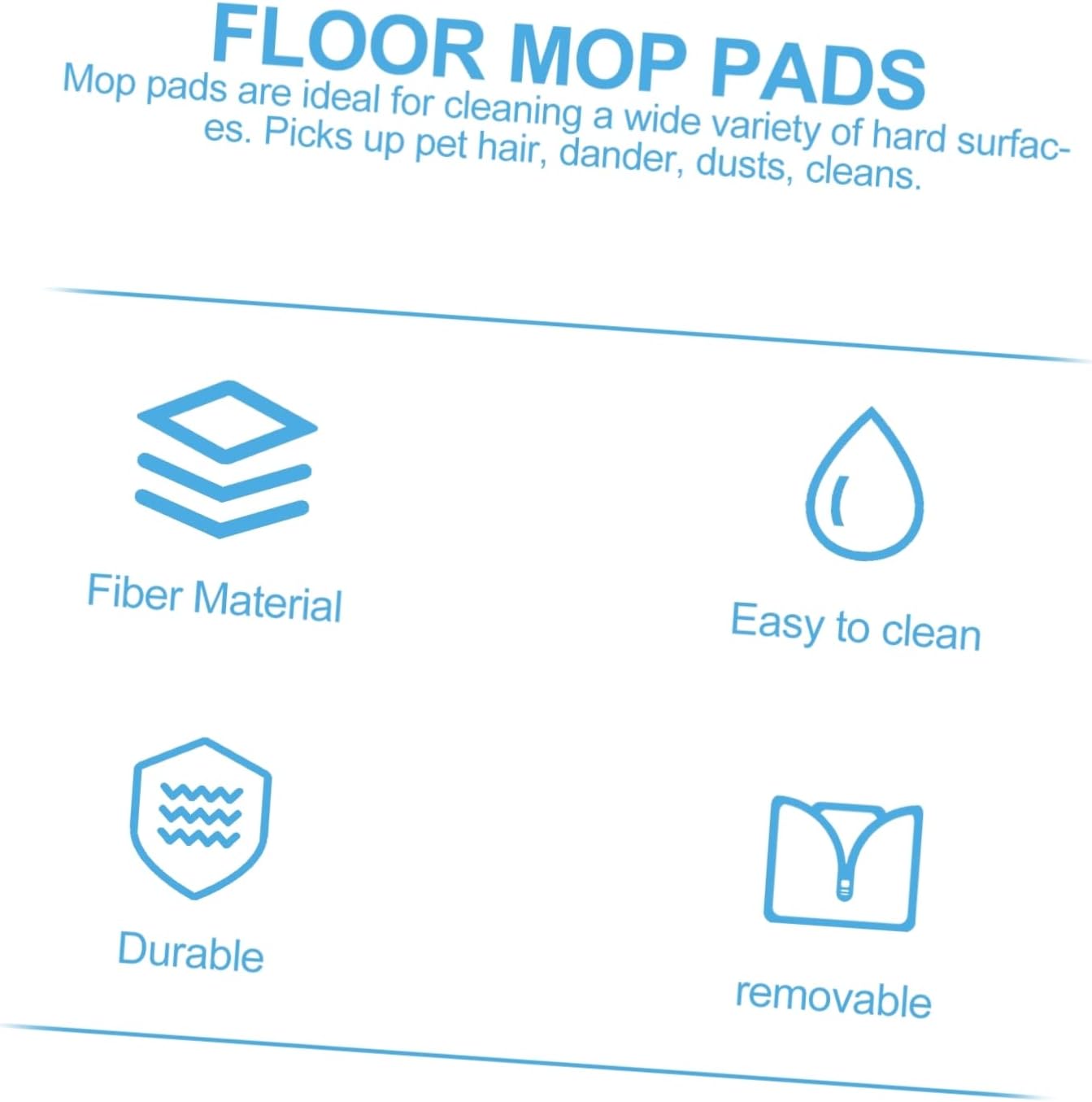 CALLARON Mopping Pad Replacement for Reusable Mop Cloth