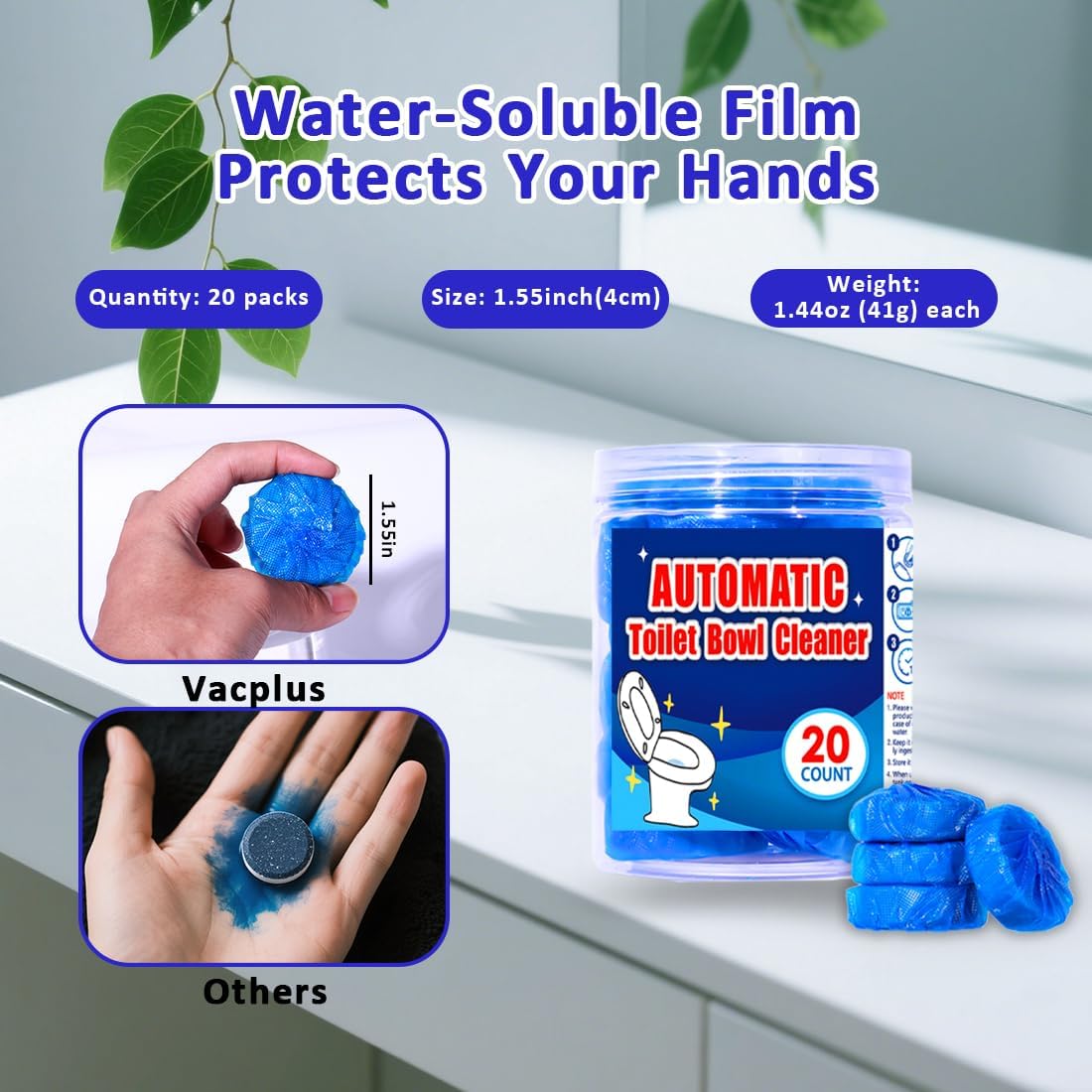 Coldchill Toilet Cleaner Tablets 20 Pack 1