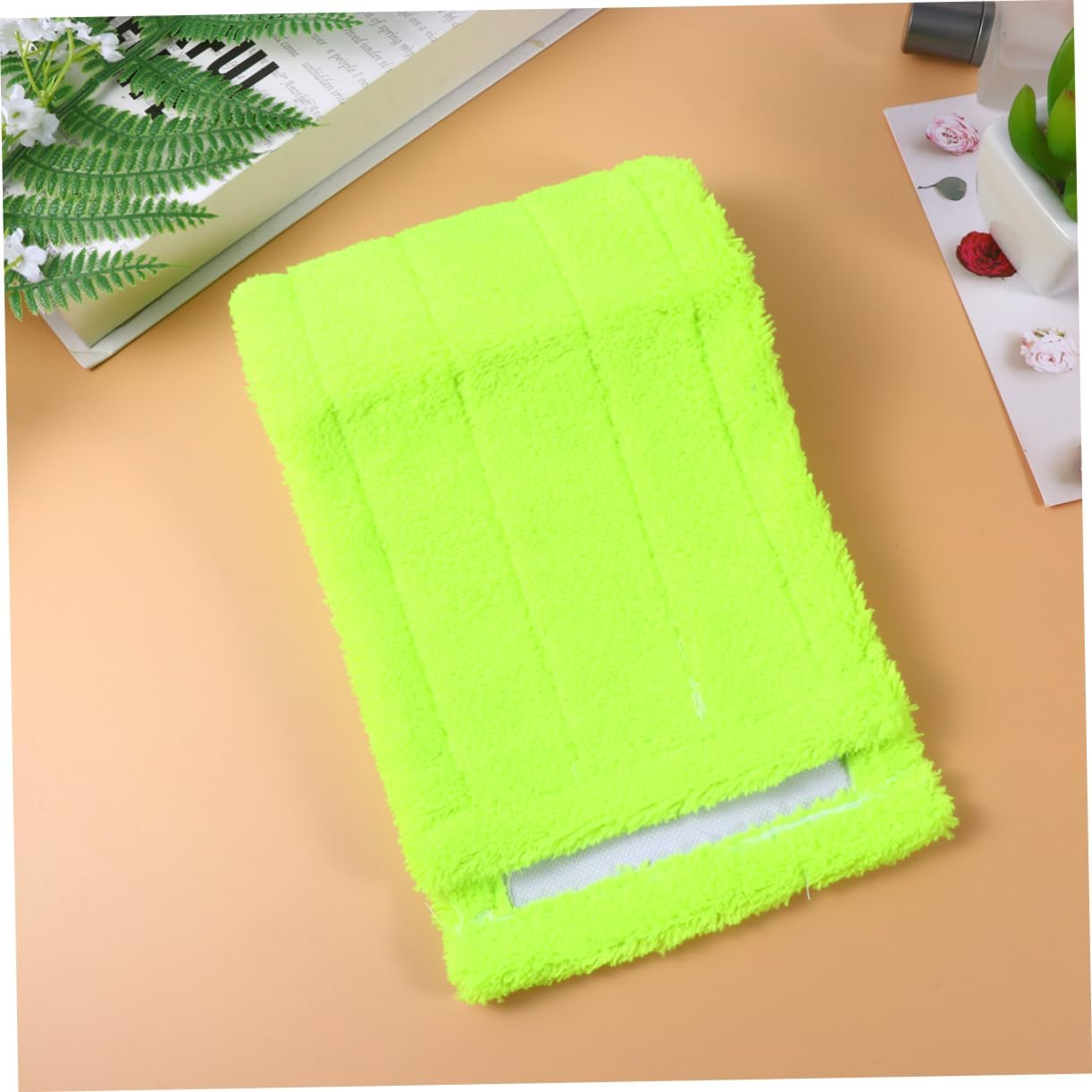 CALLARON Coral Velvet Microfiber Mop Head Refill Pads 2-Pack