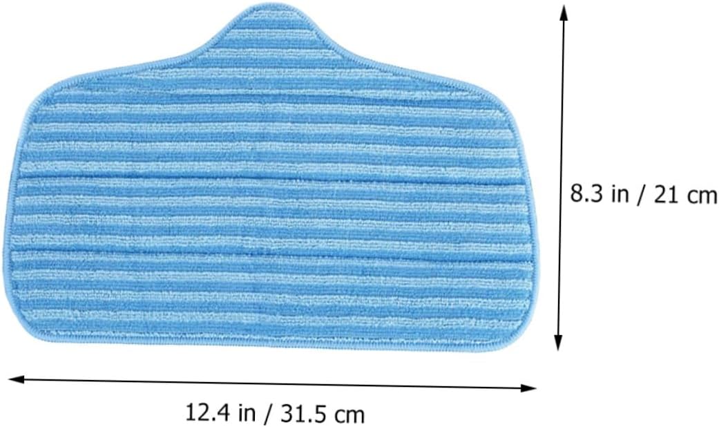 2pcs Reusable Microfiber Mop Pads for Hardwood Floors