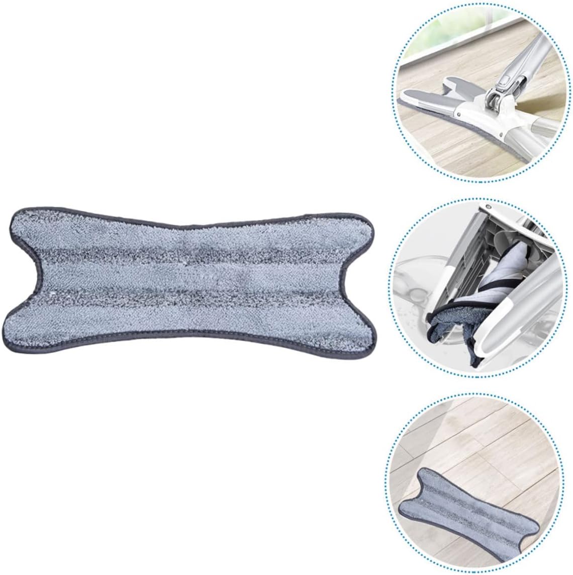 Minkissy Mop Pads - Durable Reusable Cleaning Cloth Pads