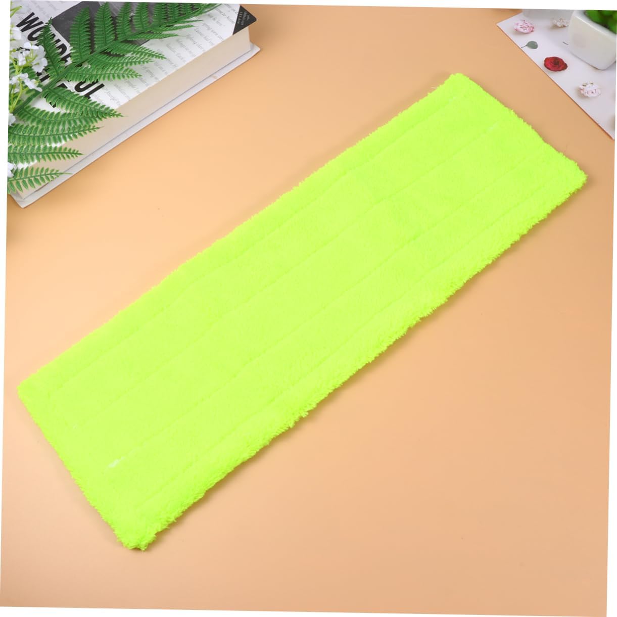 CALLARON Coral Velvet Microfiber Mop Head Refill Pads 2-Pack
