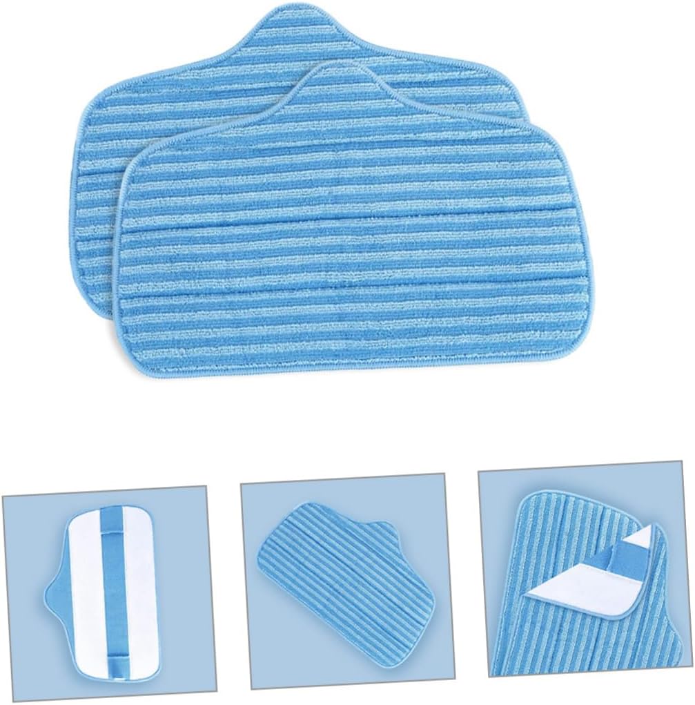 2PCS Fiber Mop Replacement Pads for Hardwood Floors