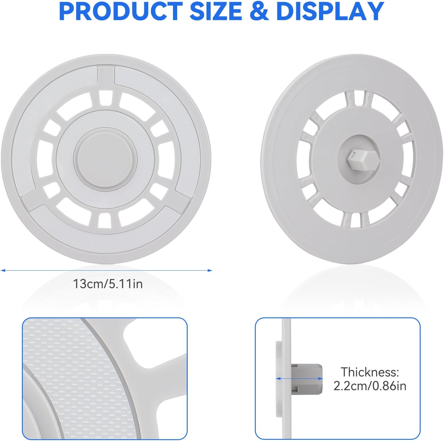 Sgizoku Mop Pad Plate Holder Replacement for Dreame Xiaomi Robot Vacuums