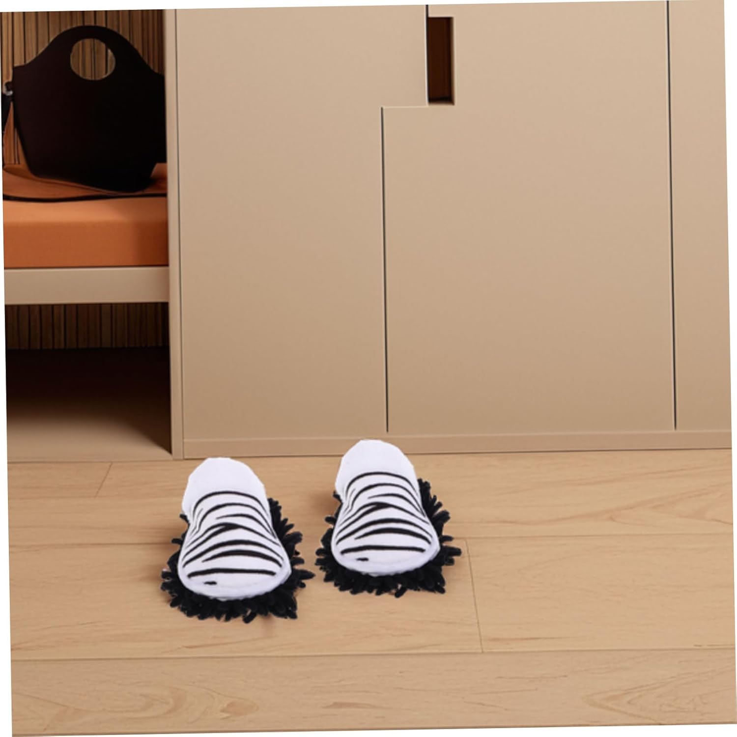 Minkissy Detachable Mop Slippers for Women