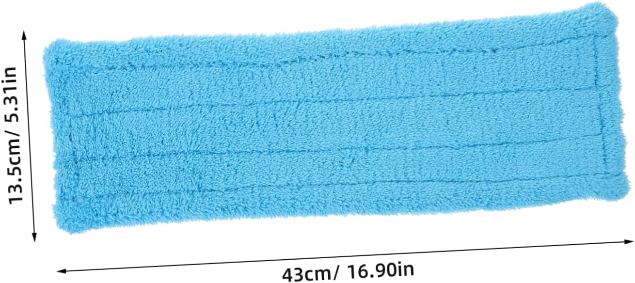 2pcs Coral Microfiber Mop Replacement Pads for Easy Cleaning