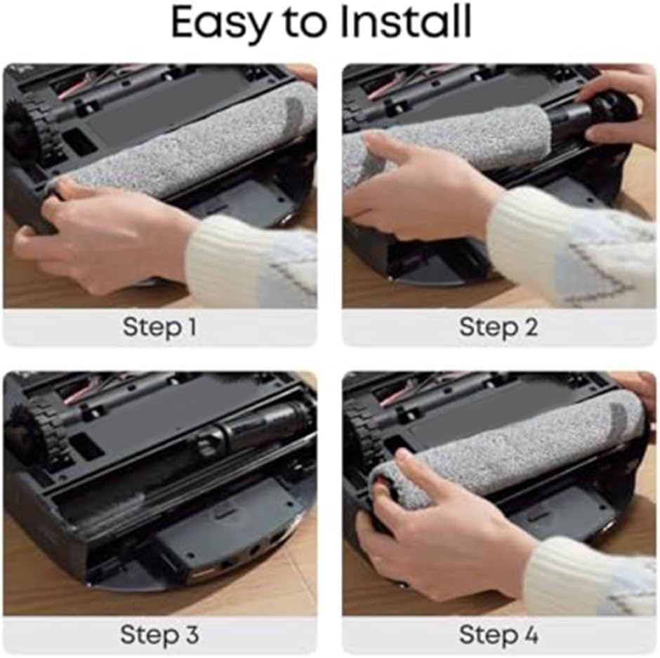 Replacement Mopping Pad Set for Eufy E25 E28 Robot Vacuum
