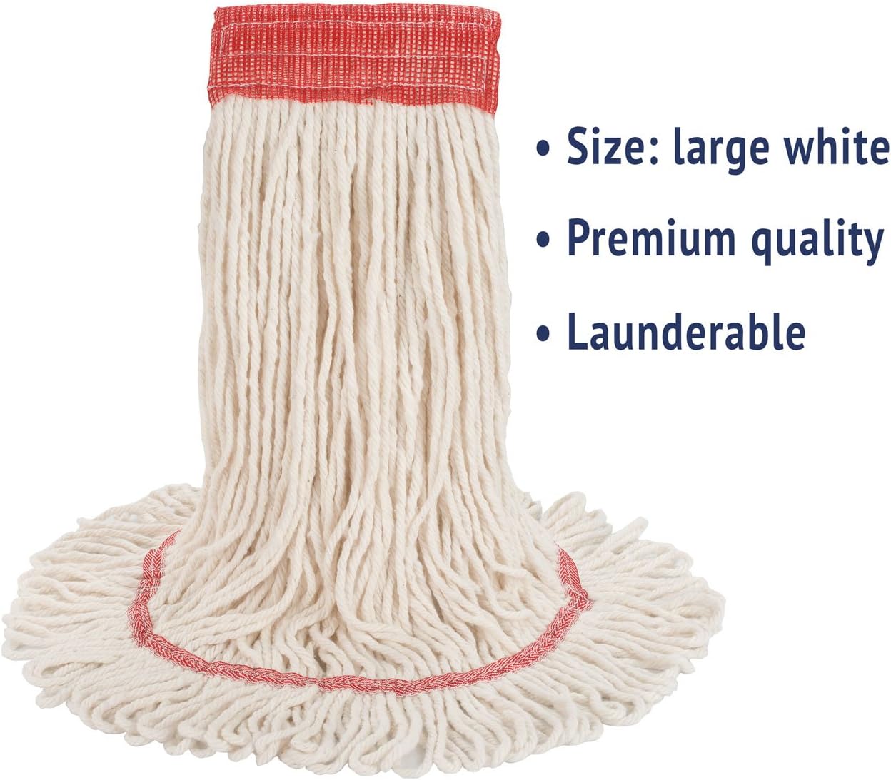 Boardwalk 503WHCT Super Loop Wet Mop Head - 12 Per Carton